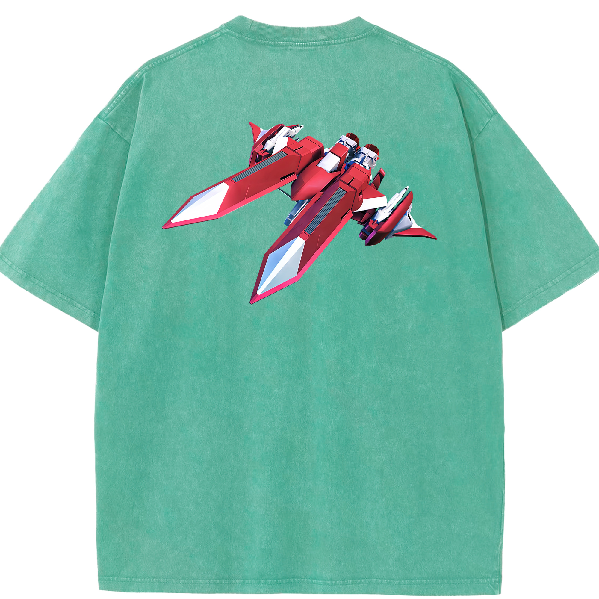 （画像用） 機動戦士ガンダム Mobile Suit Gundam 綿100% ヴィンテージ風 半袖Tシャツ（背面プリント）